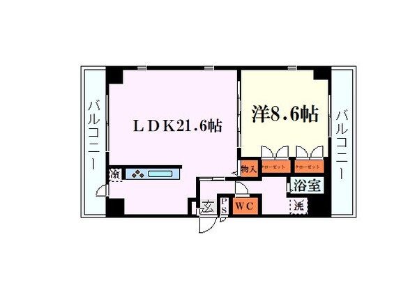 サンエスケーイワタ丸の内の物件間取画像